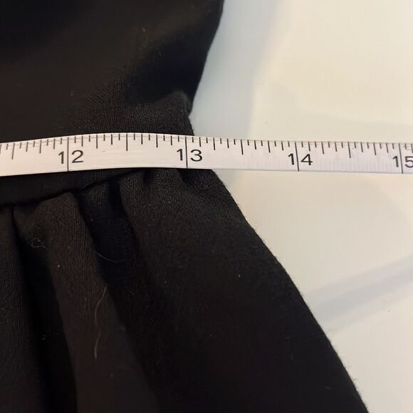 MICHAEL Kors sleeveless black dress peplum style with exposed back zipper. Sz 00 - Picture 11 of 12